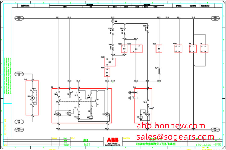 Interlocking of ABB circuit breakers